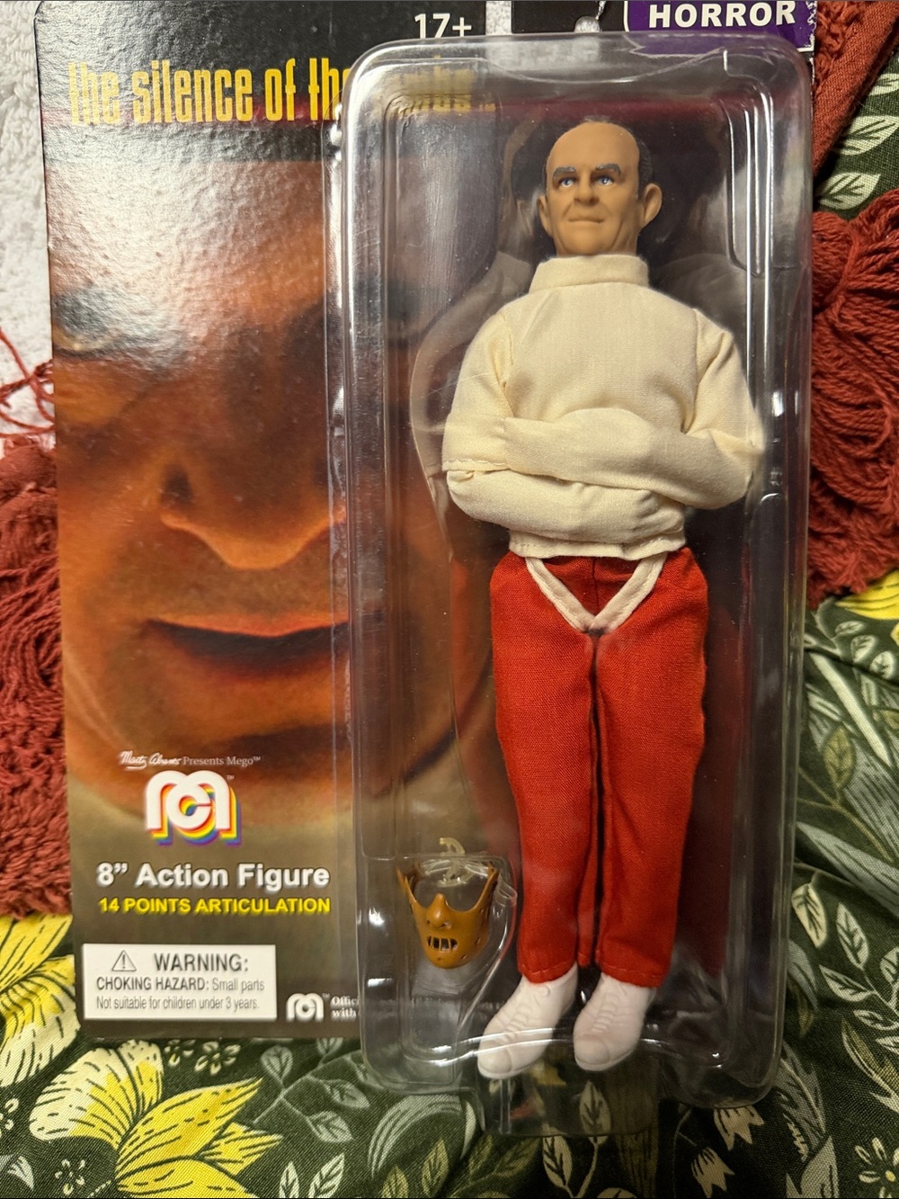 MEGO Red and Yellow The Silence of the Lambs figurine